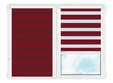 Рулонные кассетные шторы День Ночь Делия-131 цена. Купить в «Мастерская Жалюзи»