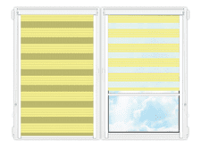 Рулонные кассетные шторы День Ночь Лигурия-2209 цена. Купить в «Мастерская Жалюзи»