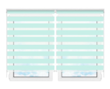 Рулонные шторы мини День Ночь Делия 125 цена. Купить в «Мастерская Жалюзи»