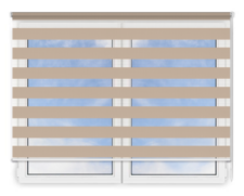 Стандартные рулонные шторы День Ночь Делия 133 цена. Купить в «Мастерская Жалюзи»