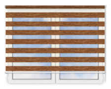 Стандартные рулонные шторы День Ночь Бергамо 206 цена. Купить в «Мастерская Жалюзи»