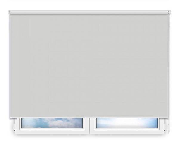Стандартные рулонные шторы Металлик-серебро цена. Купить в «Мастерская Жалюзи»