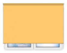Стандартные рулонные шторы Карина-светло-желтый цена. Купить в «Мастерская Жалюзи»