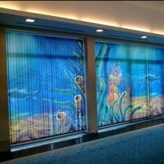 Вертикальные жалюзи для витрин цена. Купить в «Мастерская Жалюзи»