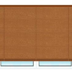 Деревянные горизонтальные жалюзи 25 мм 33 золотой дуб