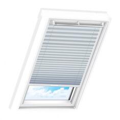 Плиссе мансардные (шторы, жалюзи) мун б.о серый