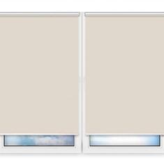 Рулонные шторы Мини Металлик-светло-бежевый